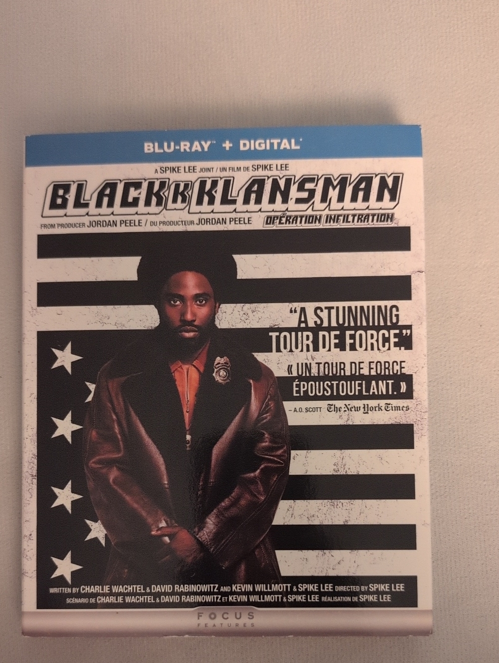 BlacKkKlansman Blu-ray + Slipcover (Bilingual Cover) - Spike Lee